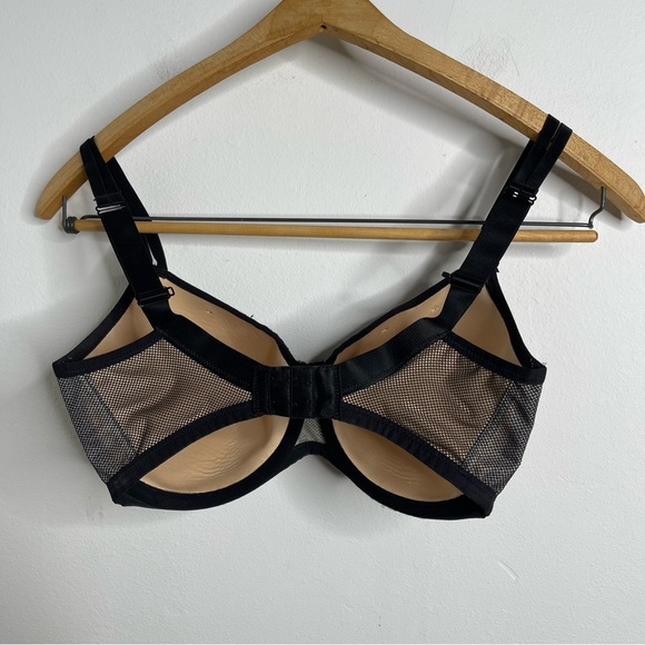 Freya Black Mesh Bra - Picture 10 of 16